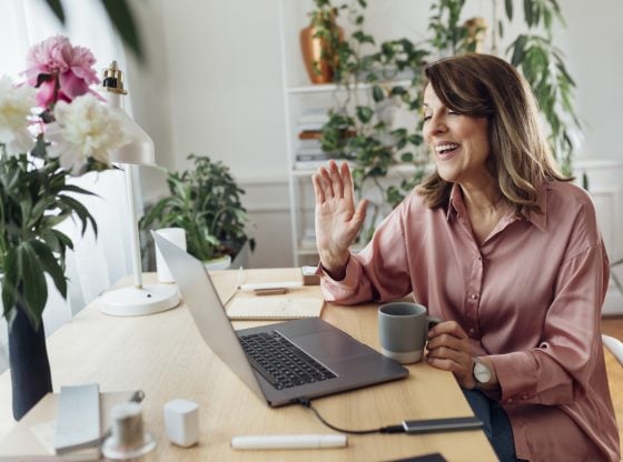 Woman on laptop