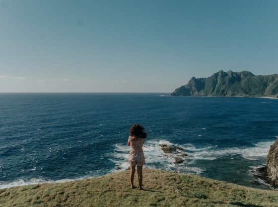 woman in nature